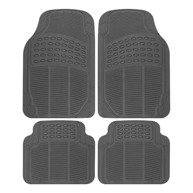 Alfombra Auto Goma Universal 4 Piezas Adaptable