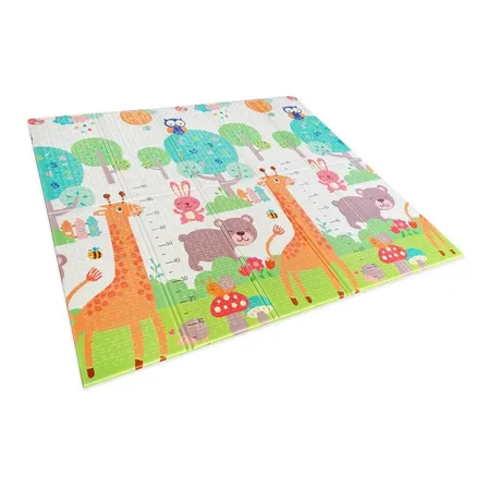 Alfombra Carestino Plegable Reversible Bosque