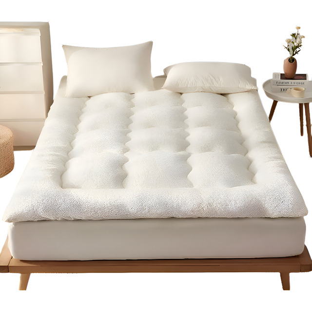Protetor Colchão Pillow Top Queen Pele De Carneiro Sherpa Cor Branco Protetor Colchão Pillow Top Queen Pele De Carneiro Sherpa Cor Branco