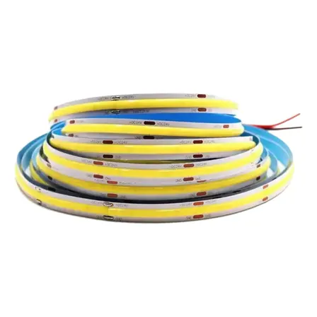 Fita Cob Ligação Direta 252leds/m Ip44 10m Luz Branco-quente Tensão De Operação