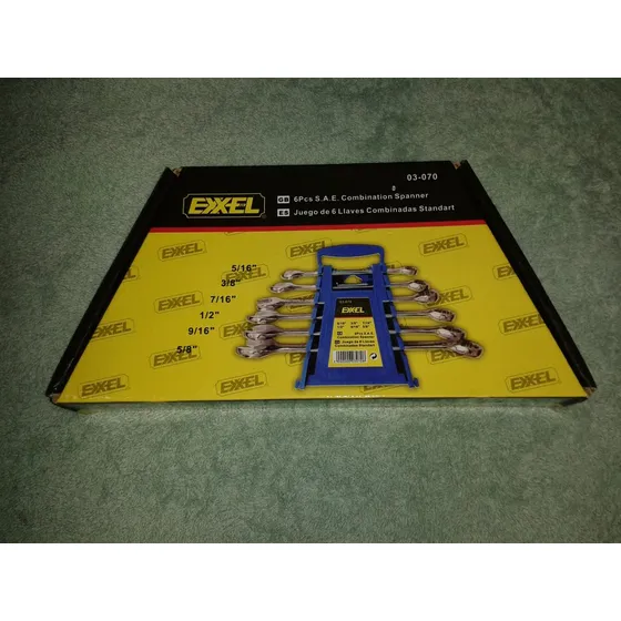 Juego De 6 Llaves Combinadas Exxel