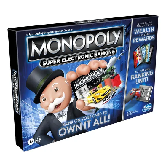 Hasbro Monopoly Super electronic banking E8978 Español