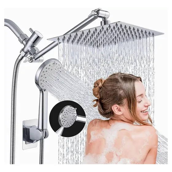 Regadera Para Baño Lluvia 10 , Alta Presión, 5 Modos