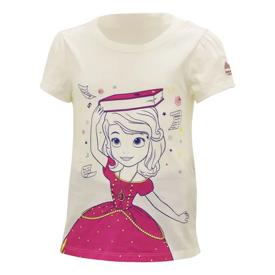 Remera Infantil Reebok Classic Y Disney De Princesa Sofía