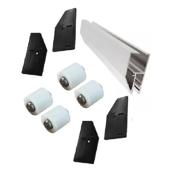 Perfil Zoclo Recto 5m Tapa Izq/der 2 Perno Herralum Kit