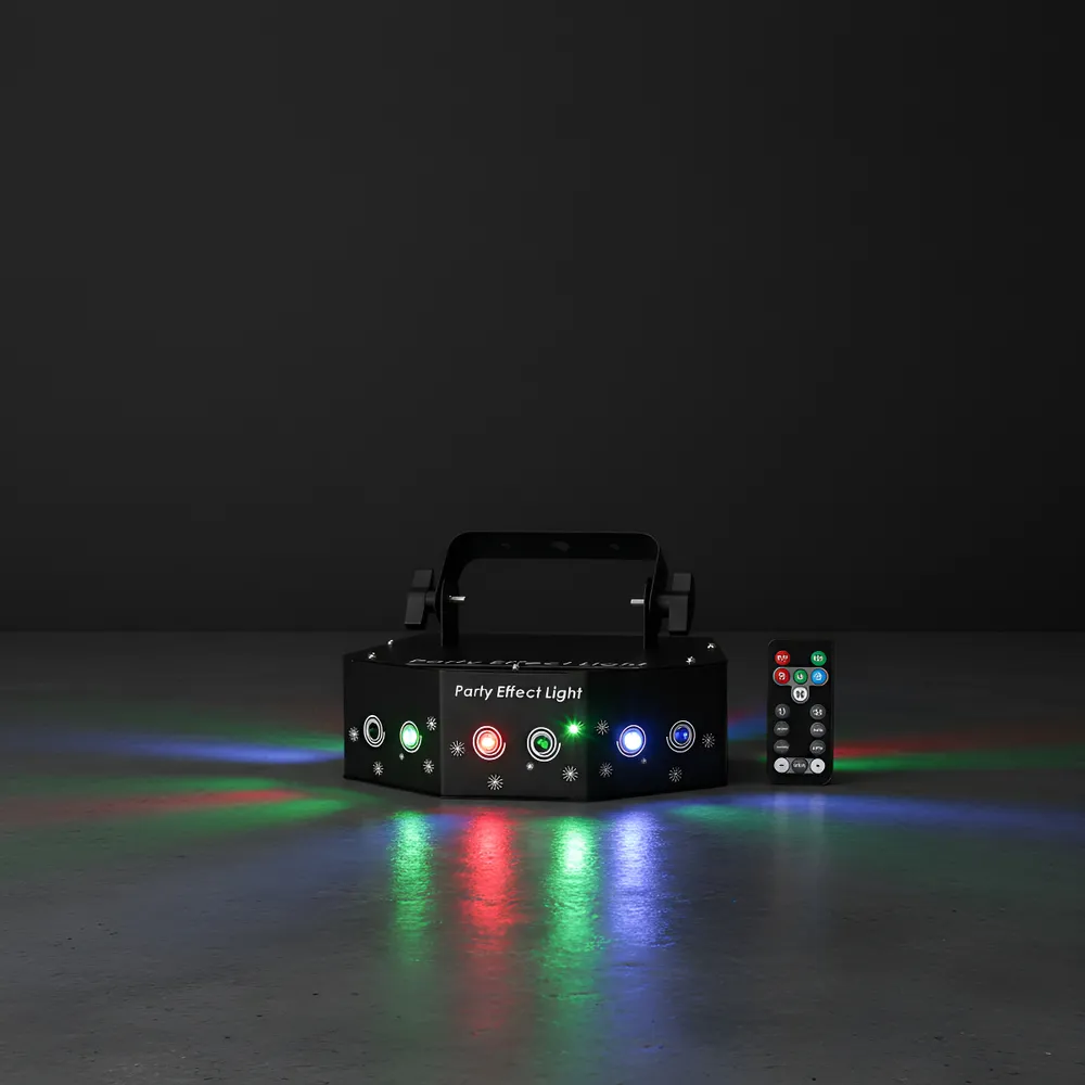 Laser Party Light 6 Ojos Led Iluminación De La Etapa Led
