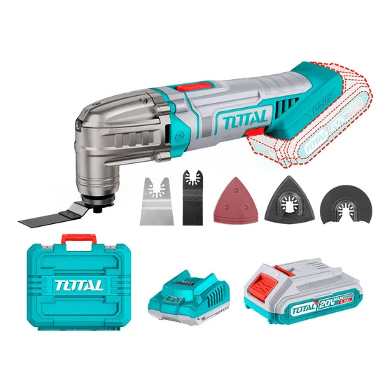 Sierra Multifunción Oscilante 20v Total, Batería Y Cargador