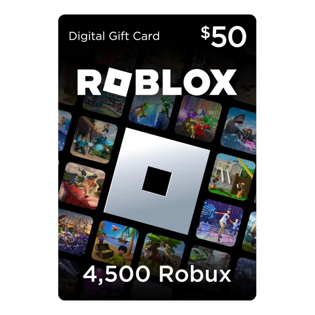 Gift Card Tarjeta de Roblox Corporation Valor 50 Digital