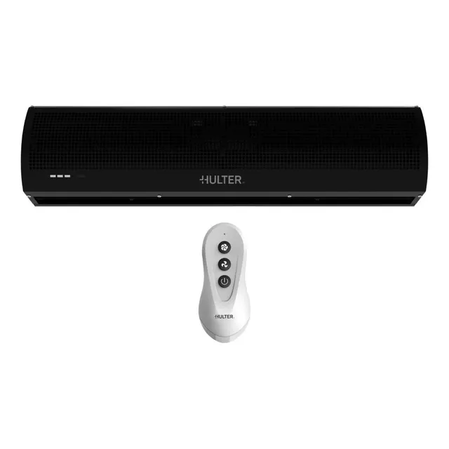 Cortina De Ar Hulter 200 Cm Com Controle Preta - 220v