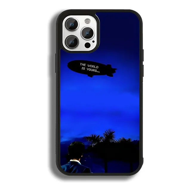Funda Para Celular Tony Montana The World Is Yours Negro Iphone 7/8 Plus