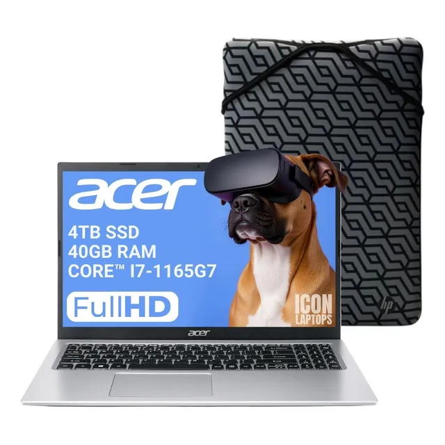 Notebook Gamer Acer Aspire 3 Core I7 1165g7 40gb 4tb Ssd Fhd