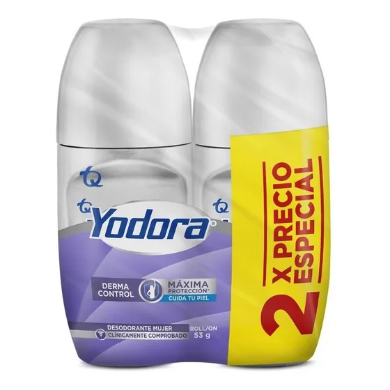 Yodora Roll On Dama 53 Gr X2 Un