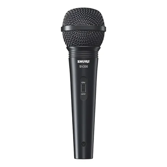 Micrófono dinámico Sv200 Shure Color Negro | Cuotas sin interés