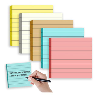 Notas Adhesivas Horizontales 400 Hojas 7.5x7.5 Cm Notas Adhesivas Horizontales 400 Hojas 7.5x7.5 Cm