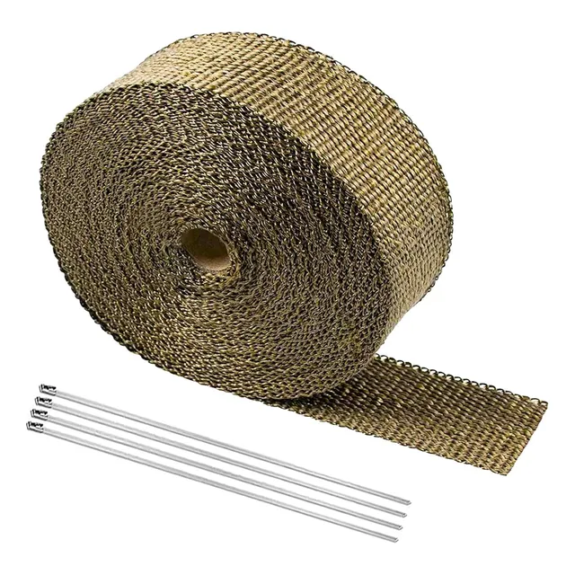 Cinta Térmica Fibra Titanio 10mt 1093°c Auto/camioneta