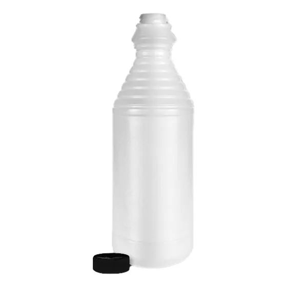 Botella Plástica  Tipo Suero 1000cc Con Tapa Plástica
