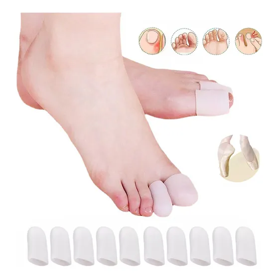 Protector Para Dedo De Pie Silicón Callos Y Ampolla 10 Pcs