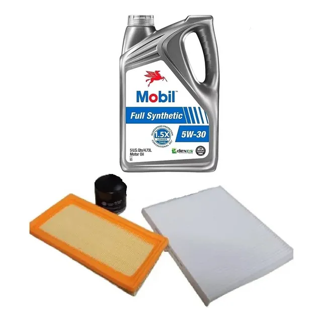 Kit Aceite Versa 2012-2017 Mobil5w30 Sintetico C/filtros
