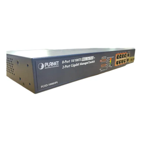 Switch Planet Fgsd-1008hps - 8 Portas Rj-45 Poe+