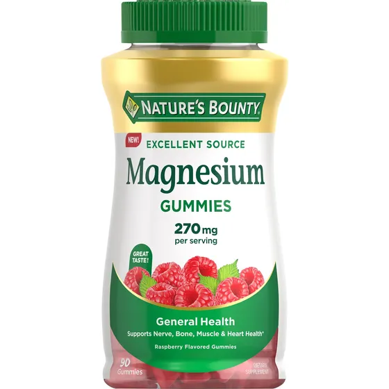 Gomitas De Citrato De Magnesio Supplement Nature's Bounty, 9