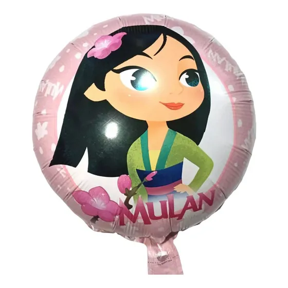 Paquete De 10 Globos De Mulan Decorcion Fiesta Tematica