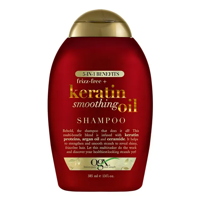 Ogx Shampoo Keratin Oil Anti Quiebre Extra Fuerte 385 Ml