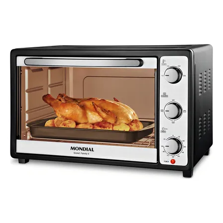 Forno Elétrico 52l Grand Family Ii, Mondial 1800w Frn-52-b 220v Preto