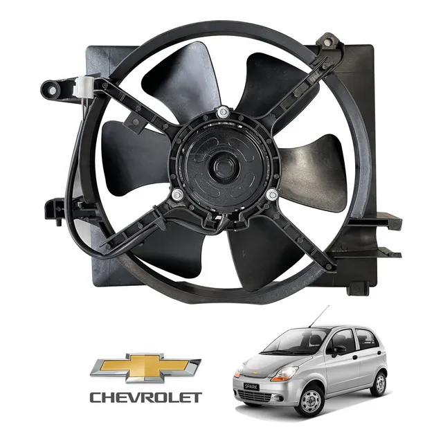Electroventilador Chevrolet Spark Matiz Completo 6 Aspas