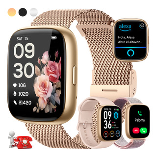 Reloj Smartwatch Reloj Inteligente Bluetooth Llamada Alexa Reloj Smartwatch Reloj Inteligente Bluetooth Llamada Alexa