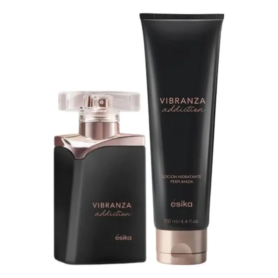 Esika Vibranza Addiction Perfume De Mujer 45ml + Crema 130ml