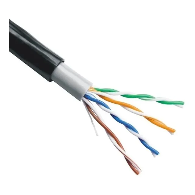 Cable Utp Cat5e Red Rj45 Saxxon 100mts Exterior / Interior