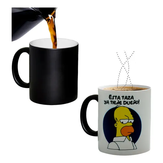 Pocillo Mágico  Homero Simpson  Esta  Ya Tiene Dueño
