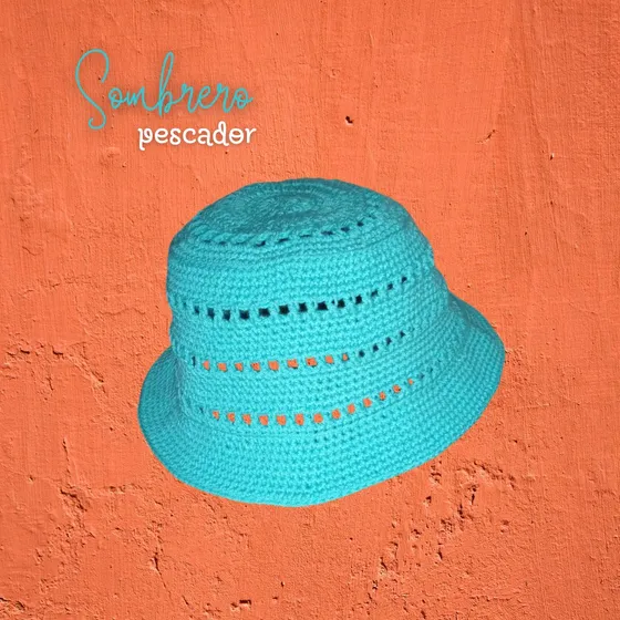 Sombrero Crochet Pescador