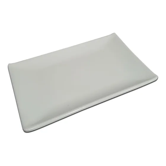 Bandeja Rectangular Melamina Budinera Pettish Online Color Blanco Cr
