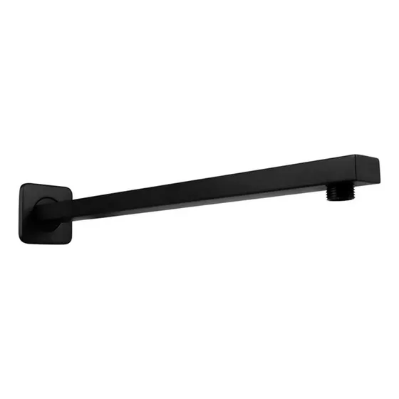 Tubo De Ducha Negro Cuadrado Bari 