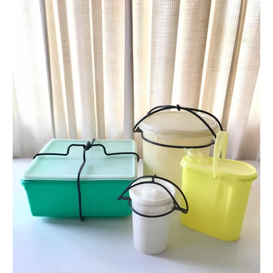 Envases Tupperware, Contenedores, Con Asas, Varios Tamaños