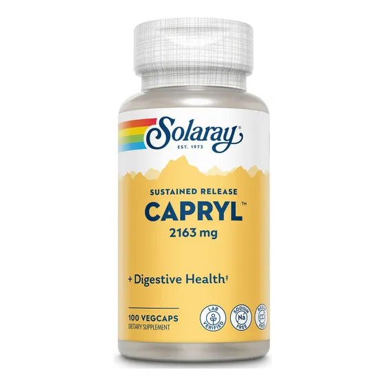 Suplemento De Ácido Caprílico Solaray Capryl De Liberación S