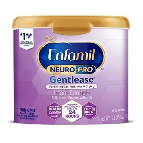 Fórmula infantil em pó Mead Johnson Enfamil NeuroPro Gentlease en lata de 1 de 552.825g - 0 meses a 1 anos