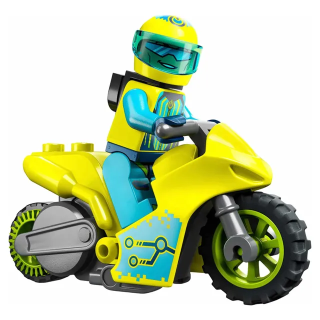 Motocicleta Lego City Stuntz Cyber Stunt Bike 60358