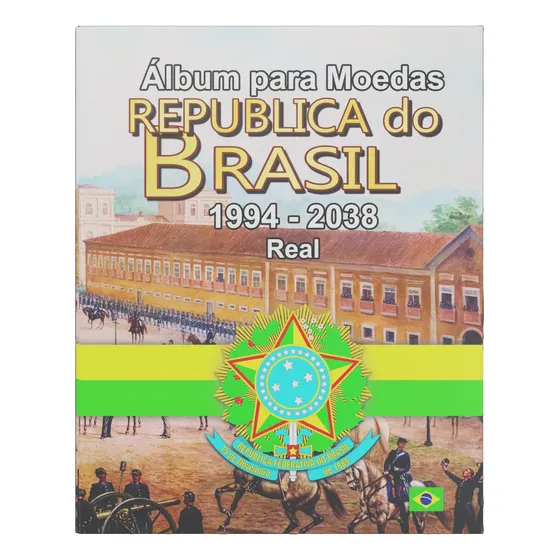 Album Para Moedas Real 1994 A 2038 E Comemorativas, Incrivel