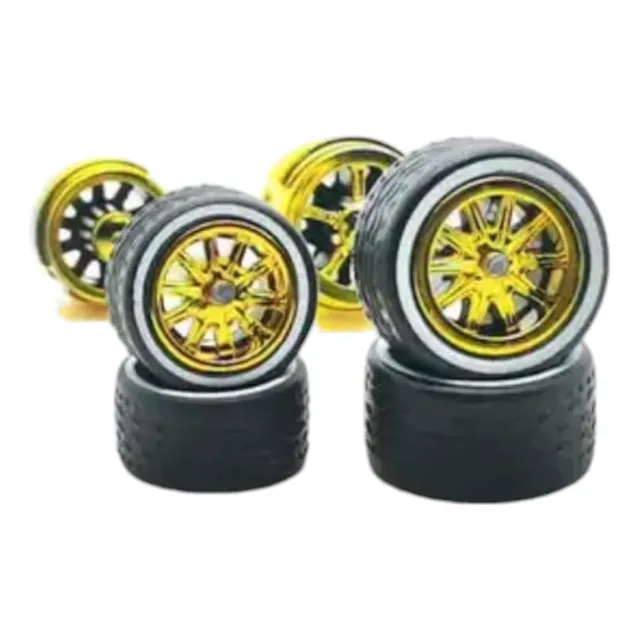 Llantas De Goma Para Hot Wheels Mb Progresivas Escala 1/64