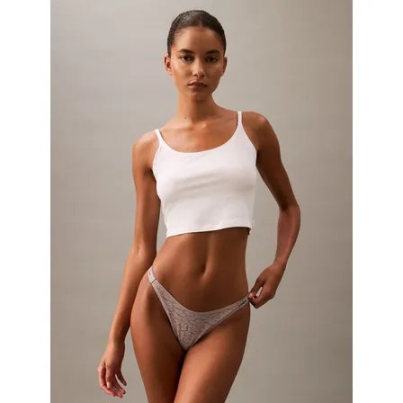 Colaless Modern Logo Lace Gris Calvin Klein