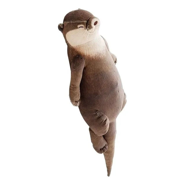 Caja Para Lápices De Algodón Con Relleno De Nutria, 40 Cm