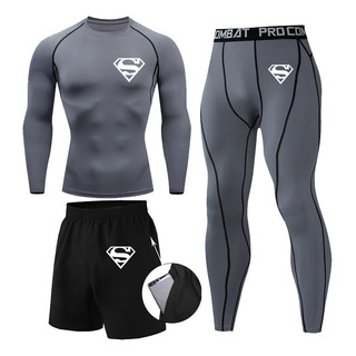 Set De Pantalones Cortos Para Correr Superman Compression Dr Set De Pantalones Cortos Para Correr Superman Compression Dr