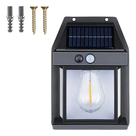 Lampara Solar De Pared Sala Interior Con Sensor Movimiento