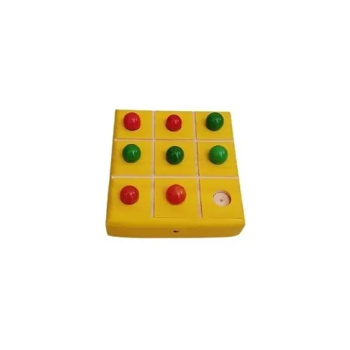 Gato Juego Mesa Didáctico Madera Varios Colores 10 Canicas