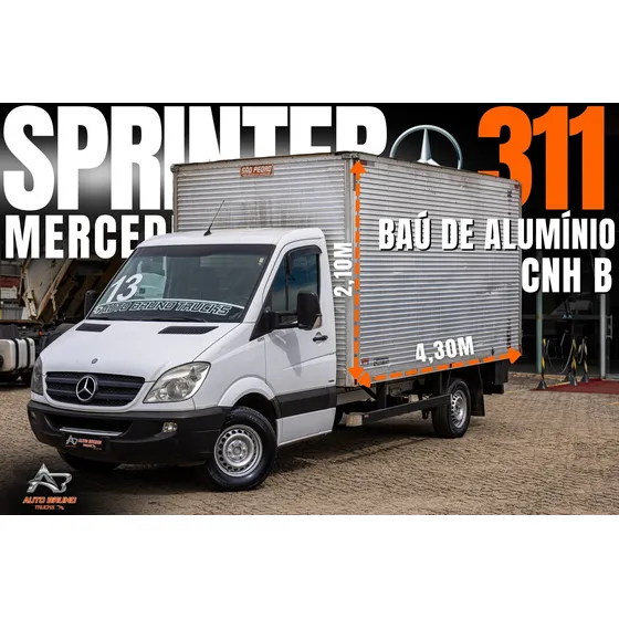 Mb Sprinter 311 Vuc C/ Baú Alumínio 4,30m Impecável