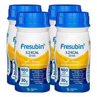 Fresubin 3.2kcal Drink 125ml - Kit Com 4 - Fresenius Kabi Fresubin 3.2kcal Drink 125ml - Kit Com 4 - Fresenius Kabi
