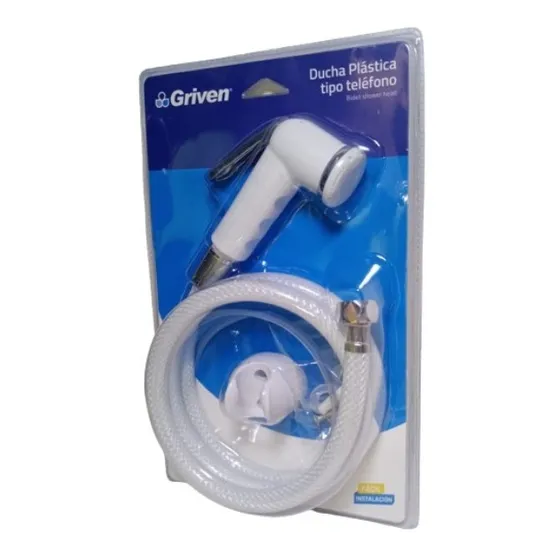 Ducha Teléfono Manguera 1.2 Mtr En Pvc Griven