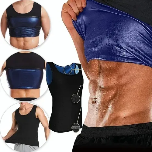 Fajas Térmica Reductora Chaleco Sauna Polímero Sweat Sharper